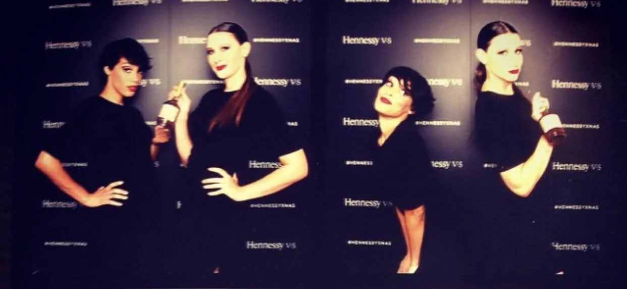 "Testing" the photo booth before our event started with one of my favorite coworkers, Tanisha. We were brought from Columbus to Detroit to set the standard for other team members. 2014