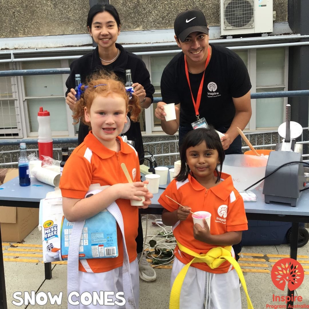 SNOW CONES 

The final week of the term was marked by a yummy and frosty surprise for the children, thanks to our kind staff who treated them to snow cones! 

This refreshing treat couldn't have come at a better time, providing the perfect solution t
