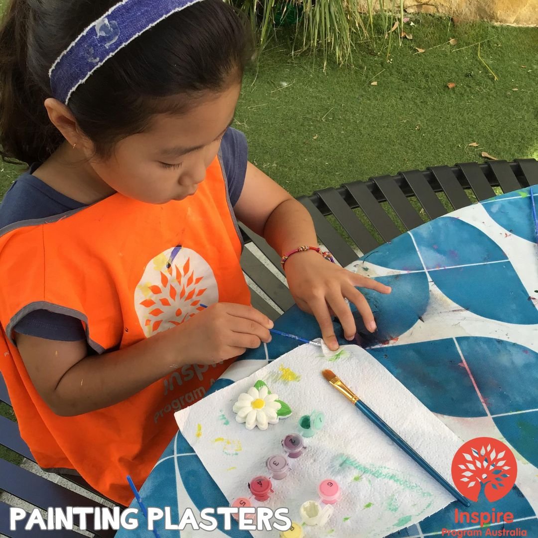 Painting Plasters

The final week of School Holiday Fun had included a day called Painting Plasters, encouraging the creative spirits of children to burst out.

This day wasn't just about painting; it was their individual journeys into the world of a