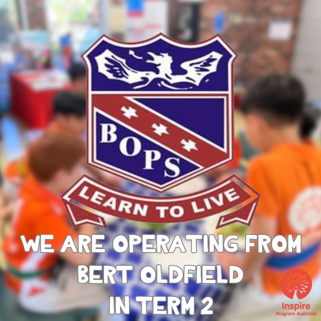 WE ARE OPERATING FROM BERT OLDFIELD IN TERM 2!

We are thrilled to announce the grand opening of our Bert Oldfield Centre, scheduled for the first week of Term 2, on Wednesday, 1st of May 2024! 

We are offering Homework Club, Inspire Time, and a var