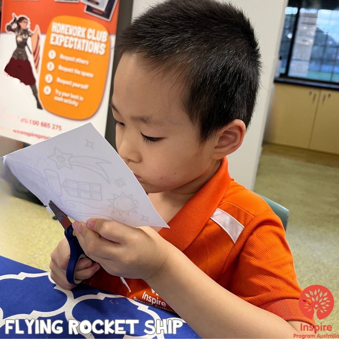 FLYING ROCKET SHIP

During Inspire Time, creativity filled the air as children delved into an engaging arts and crafts activity, centred around a captivating space theme. 

Each child was provided with a piece of cardboard, which they enthusiasticall