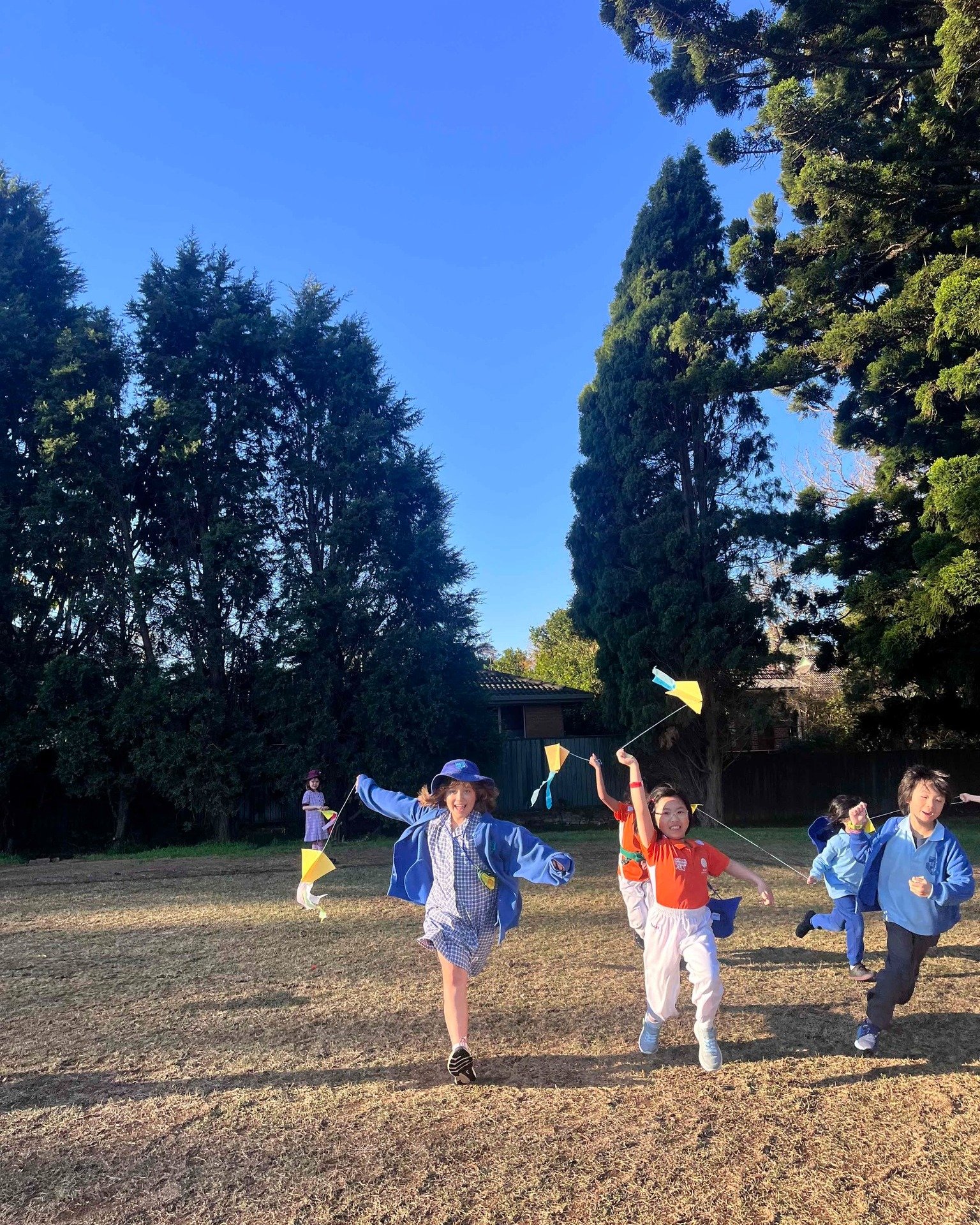 Spring has arrived! 🌼☀️ 
The kids had a blast last week testing out their handmade kites that they designed during Inspire Time. 🪁
#inspire #inspireprogram #beinspired #spring #springactivities