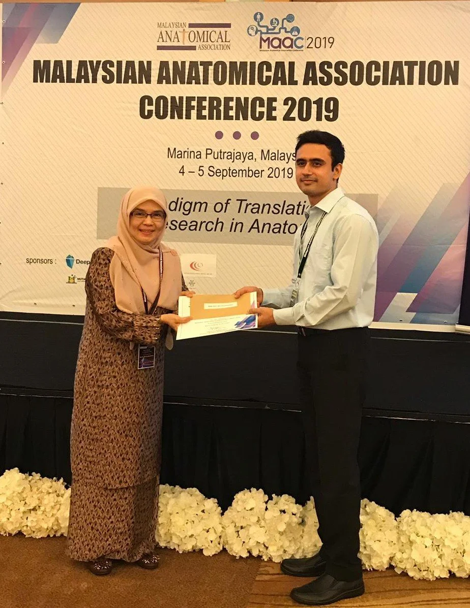 2019-09-05 Jaydeep Roy - Best Oral Presentation @ MAAC Conference