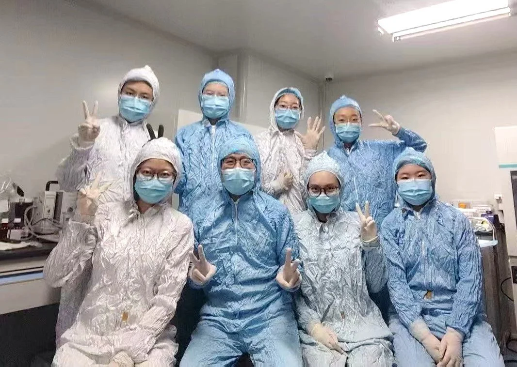 2025-08-03 Completion of DBNS Depression project (Front Left: Luqi, LW, Yuling, Hanzhi; Back Left: Qianyi, Bowen, Yining, Jingxi)