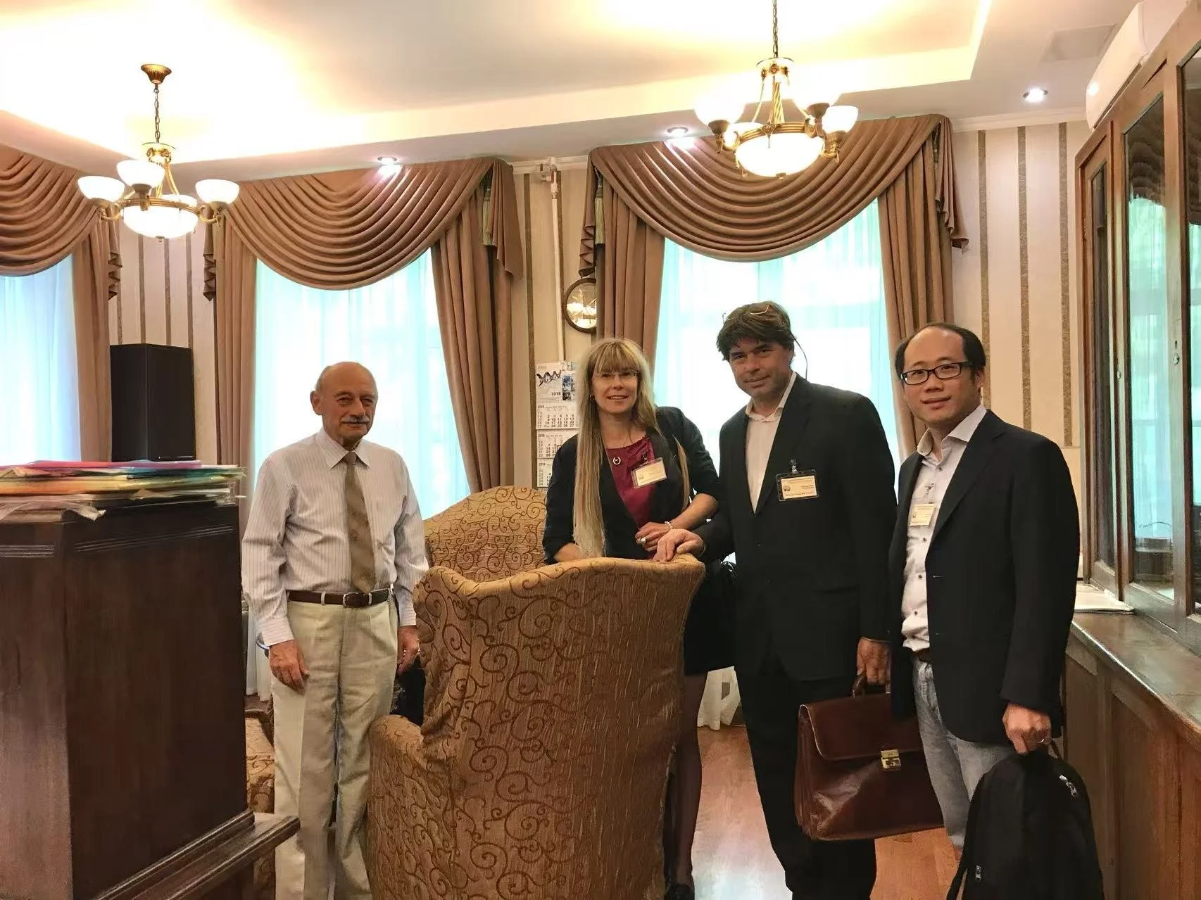 2018-05-17 Invited Distinguished Guests at the Institute of Experimental Medicine St Petersburg (Tatyana Strekalova, Daniel Anthony, Lee Wei Lim)