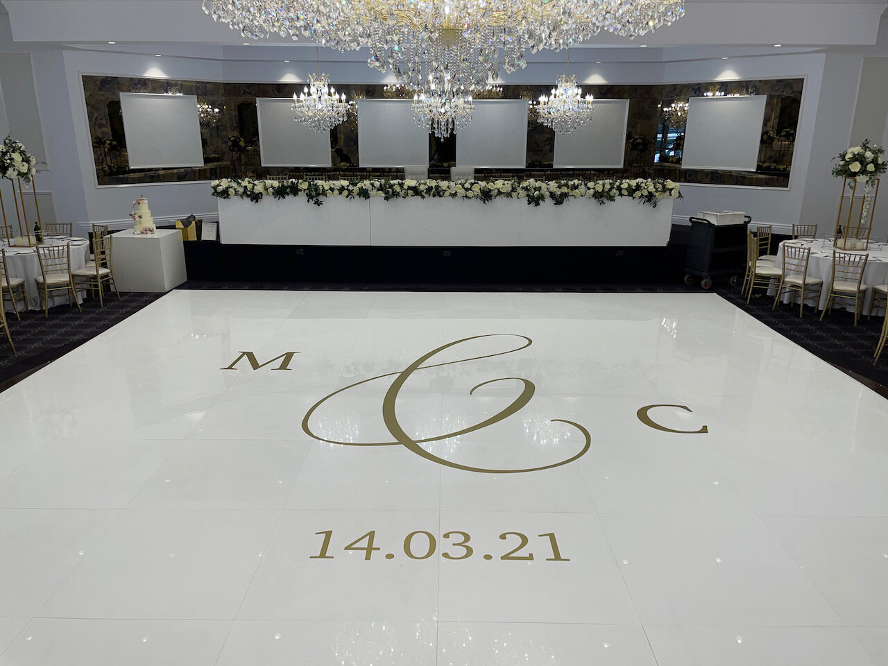 Wedding dance floor decal gold vinyl Sheldon Receptions.jpeg