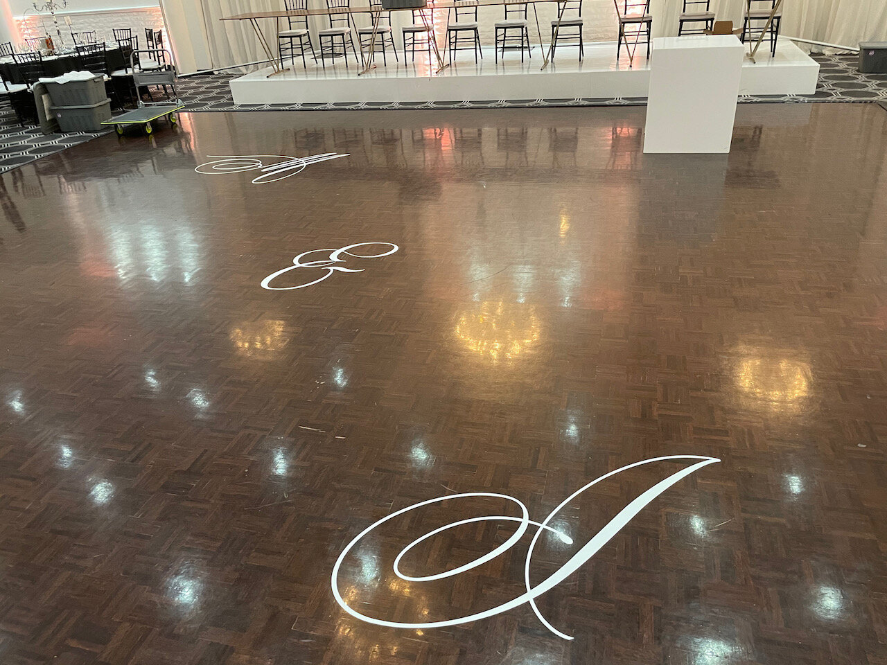 Wedding dance floor decal white vinyl.jpeg
