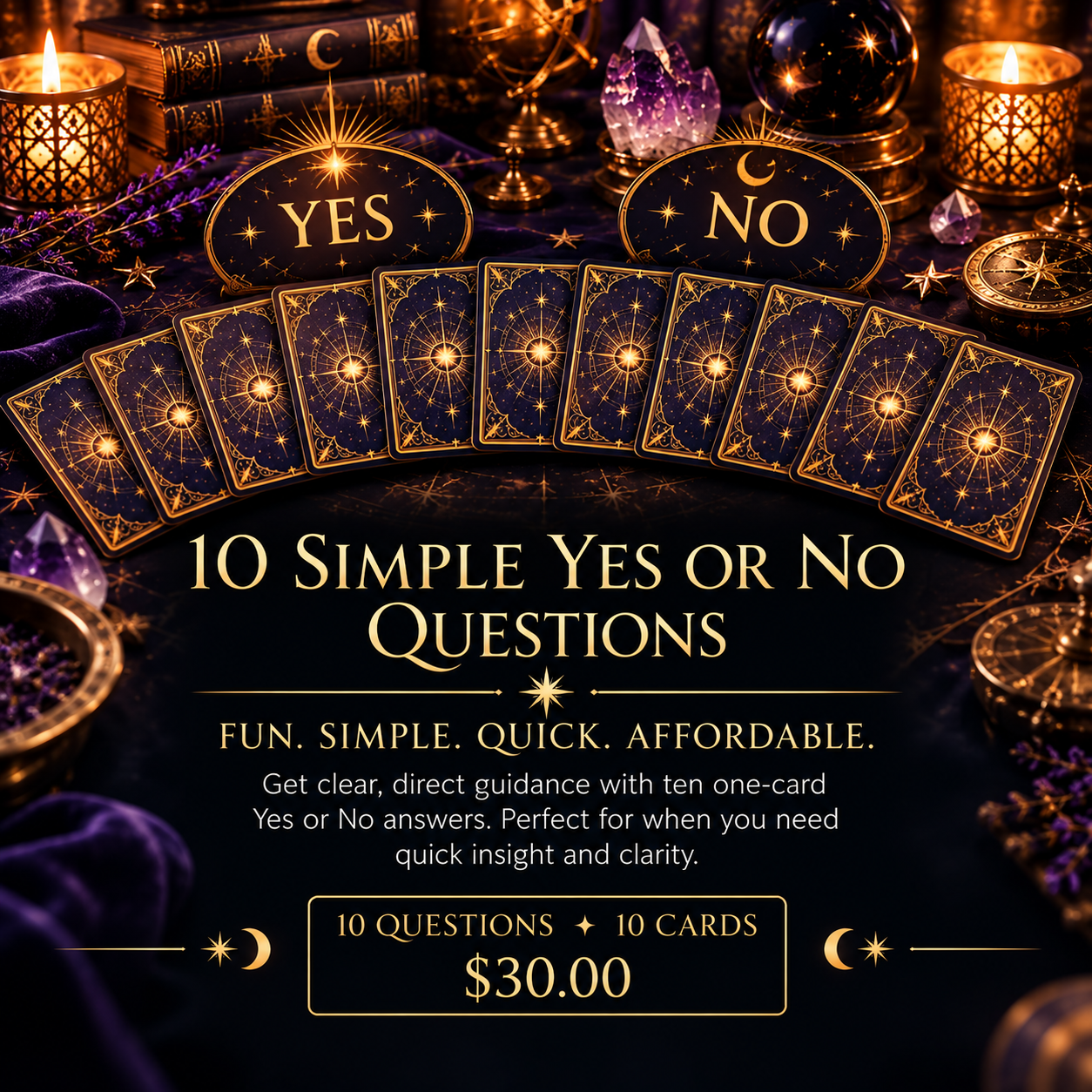 10 YES or NO Questions - Tarot Reading