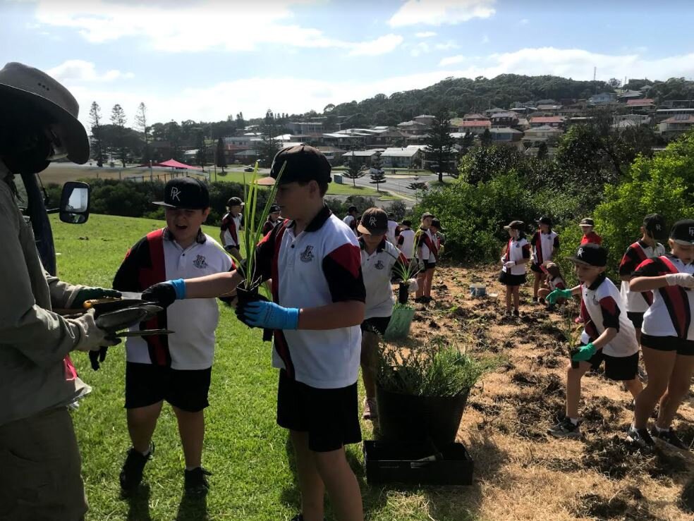 Port Kembla Kids for a greener future with OCP community development..JPG