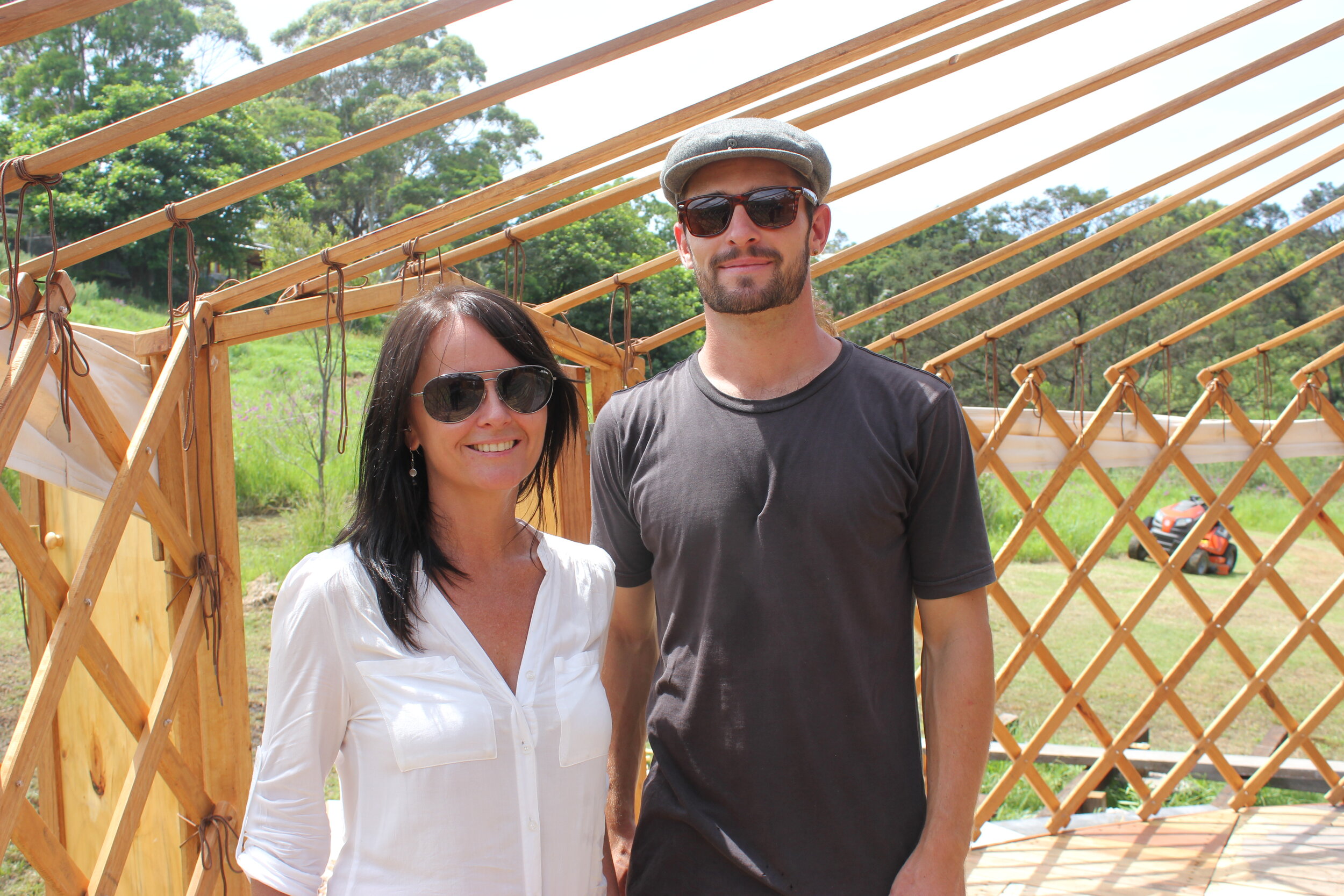 30 OCP Urban Grown building a Yurt frame.JPG