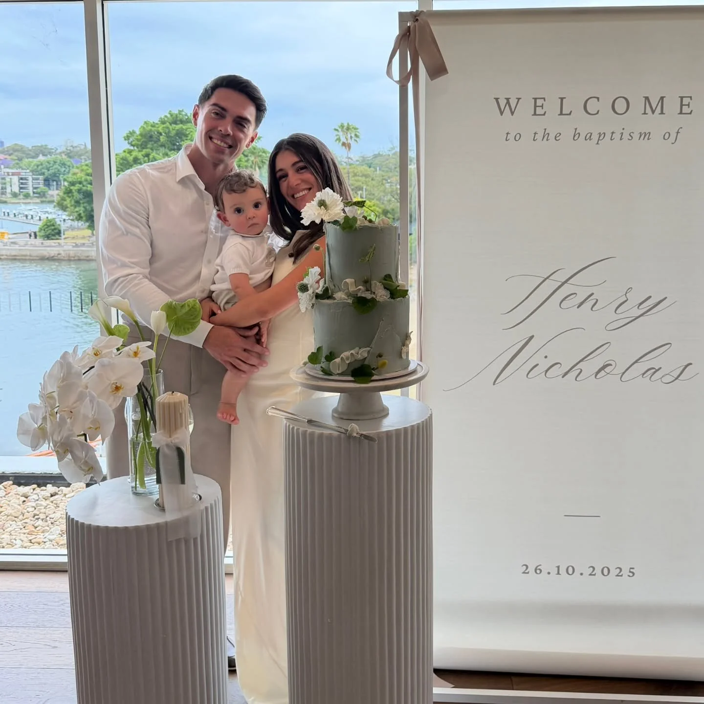 Celebrating life's most precious moments 🤍
Honoured to host our beautiful friends @jessieadamopearce and @johnpearce for Henry's Christening.