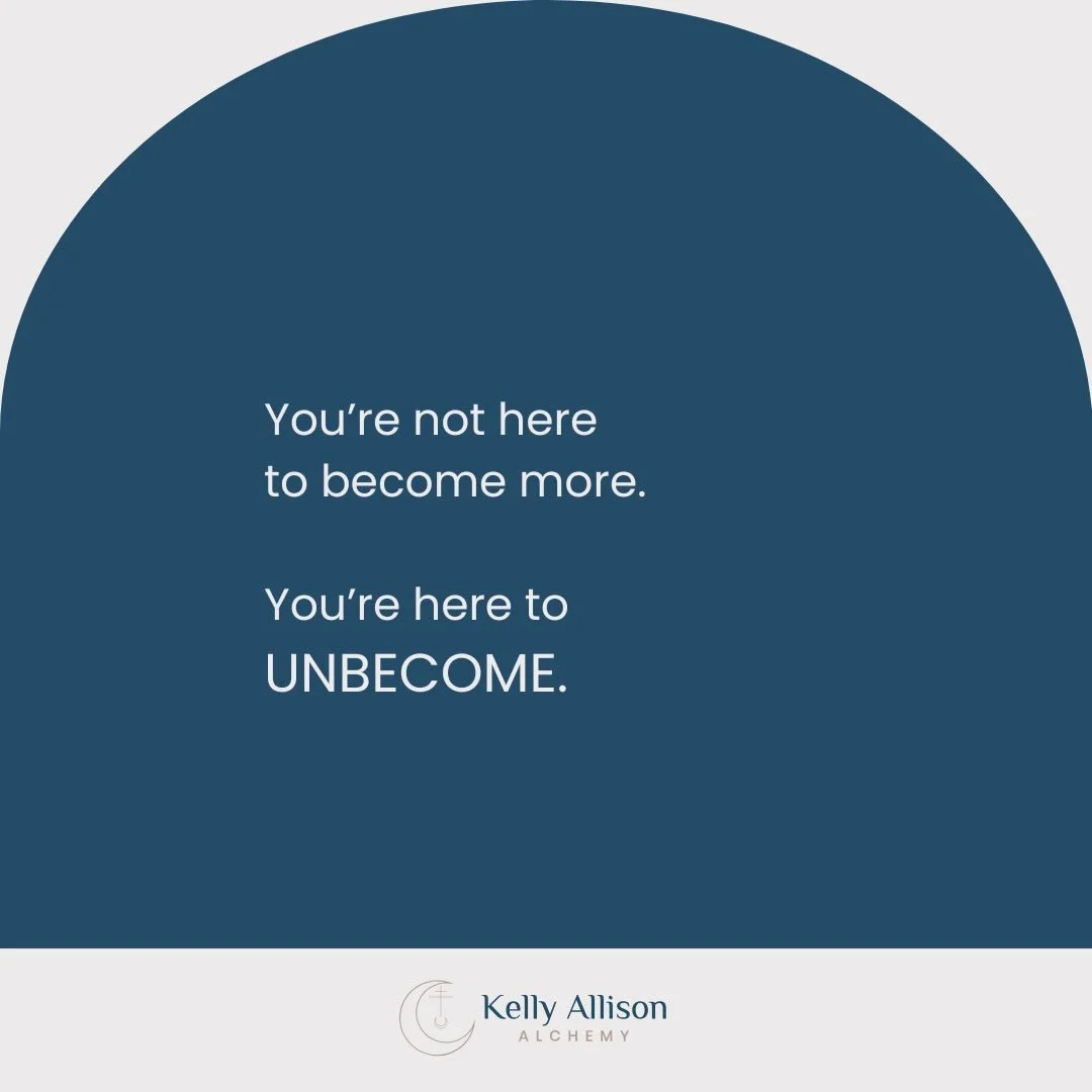 UNBECOMING is not about becoming someone new.

It&rsquo;s about returning to who you were before the layers.

The roles.
The patterns.
The identities you learned to survive.

The R.E.T.U.R.N. Method is the process I&rsquo;ve developed after years of 