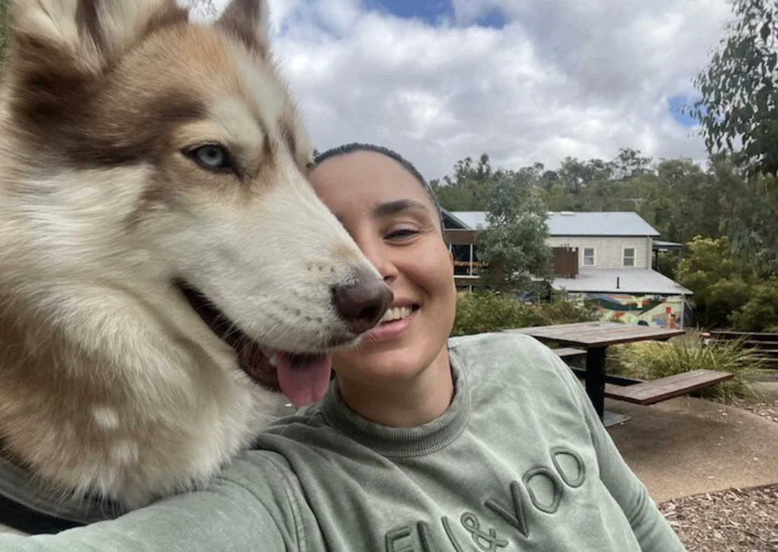 Me & my fur baby Thor