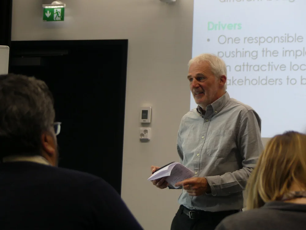 Dirk Engels (TML) During the Evaluation Session of the General 