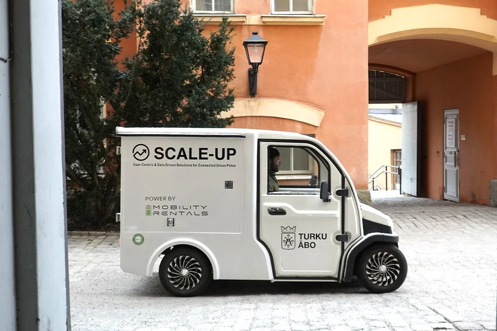 Mini-van in Turku (Finland)