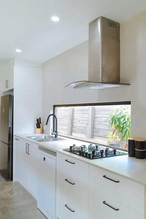 Microcement Kitchen Wall - Sunshine Coast