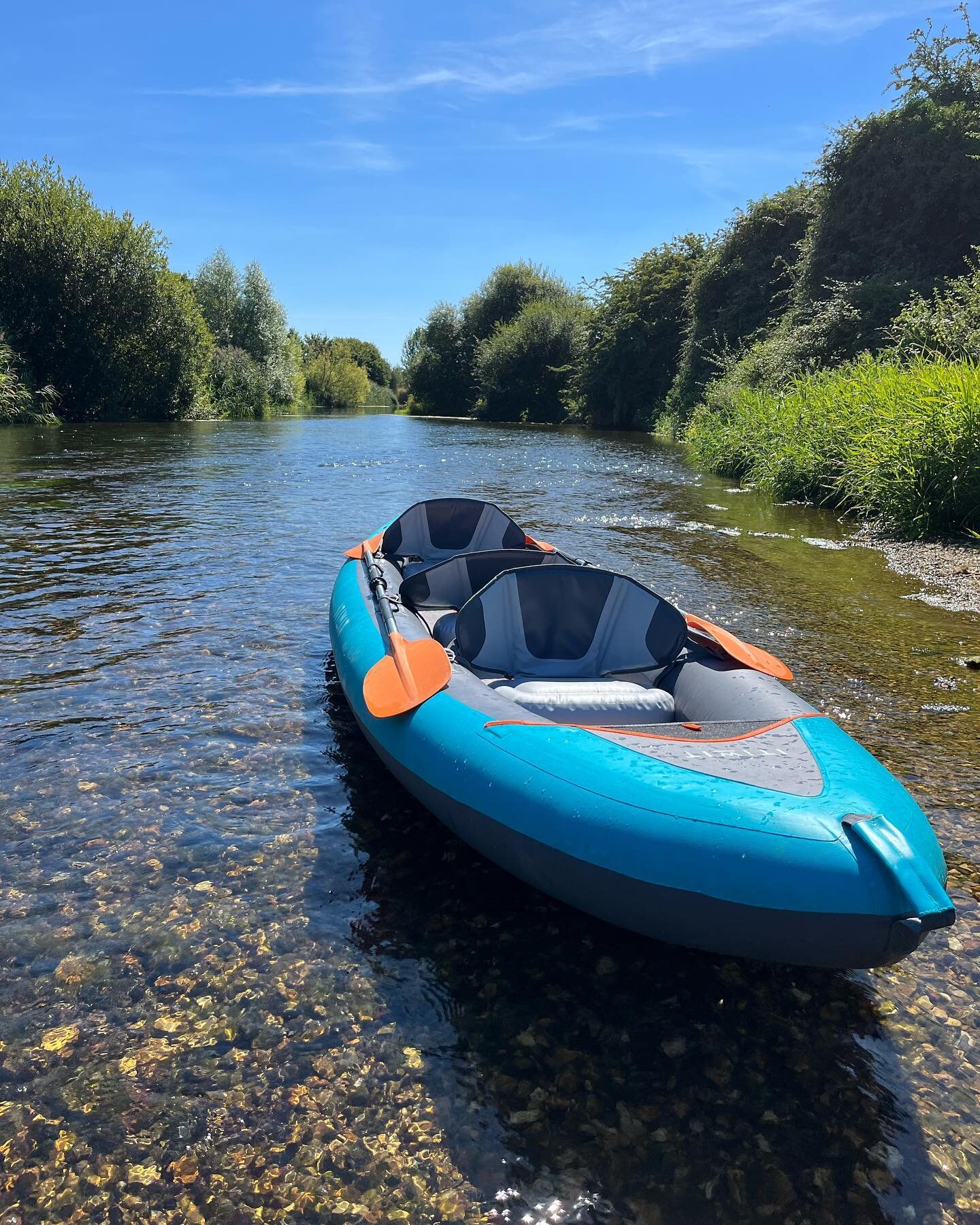 What a lovely day and what a lovely summer were having this year.

Our Kayak is a breeze to use, can be made a 2 or 3 seater, very sturdy with a solid bottom, back support and plenty or storage space.

Get booked in today and enjoy the summer whilst 