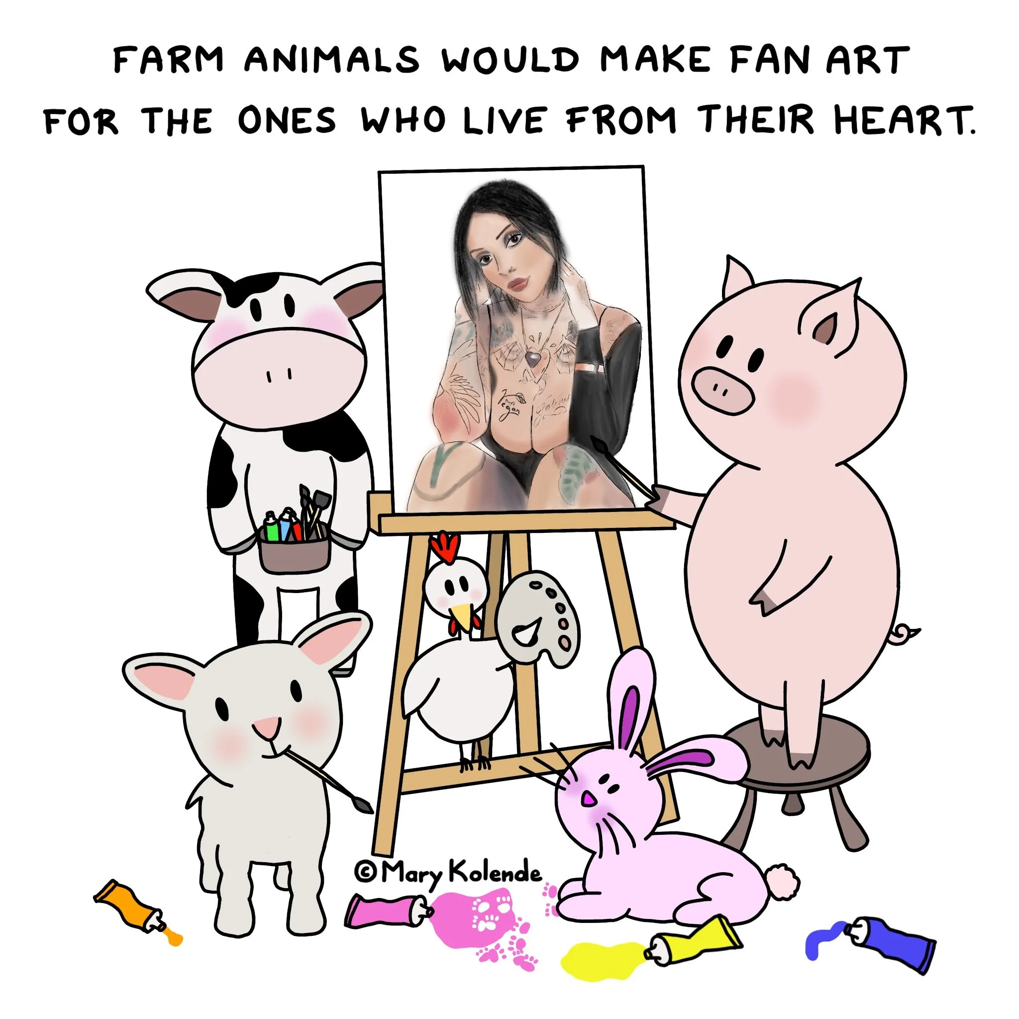 Farm Animals' Fan Art