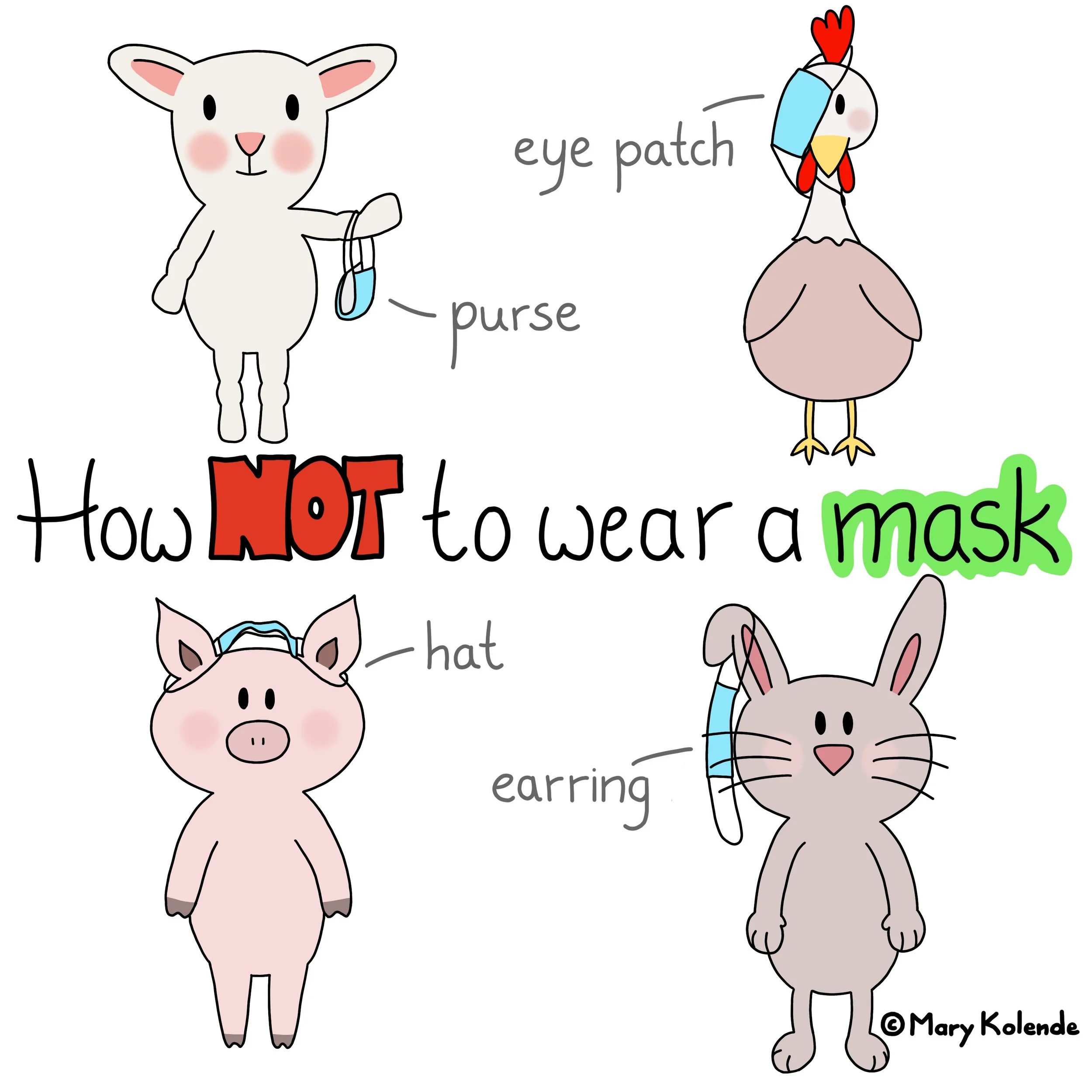 How Not to wear a mask