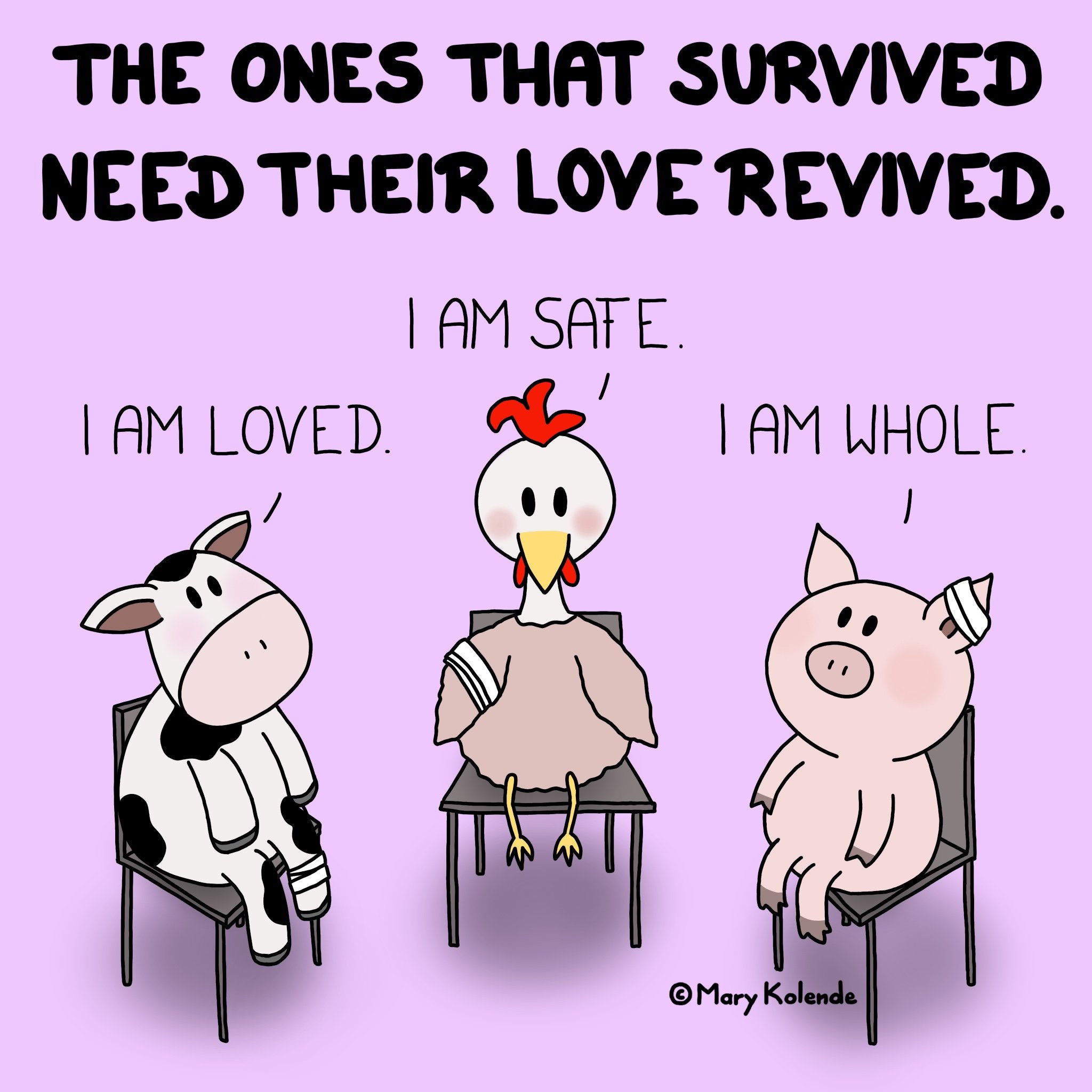 Group therapy for farm animals