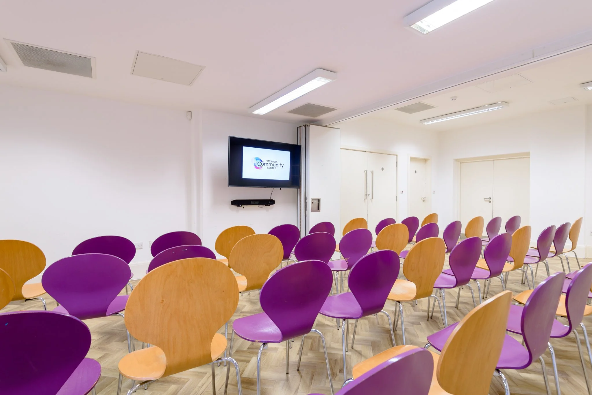 Crisp Room theatre style max cap 65