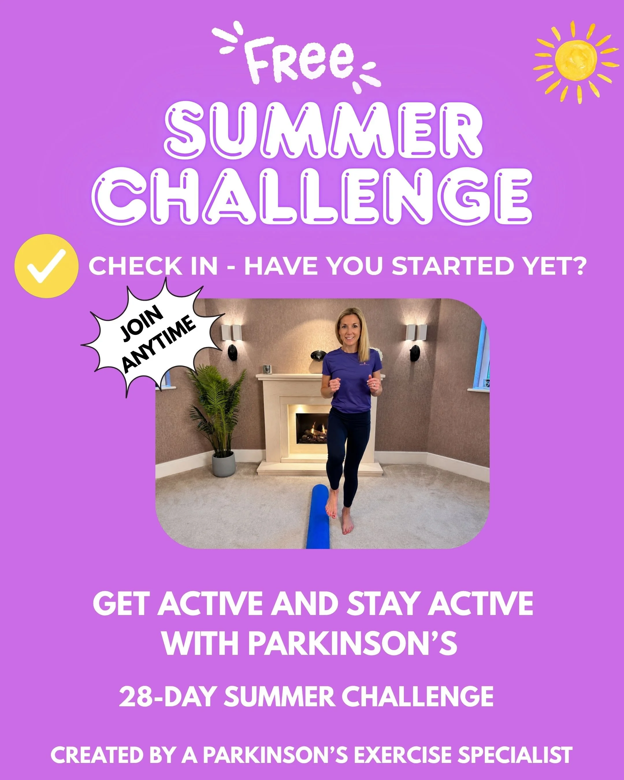 One week in&hellip; and we&rsquo;re loving hearing how people are getting on with the Parkinson&rsquo;s Summer Challenge. ☀️ 

We&rsquo;ve already had some lovely feedback &mdash; from people feeling more motivated to move, enjoying simple stretches,