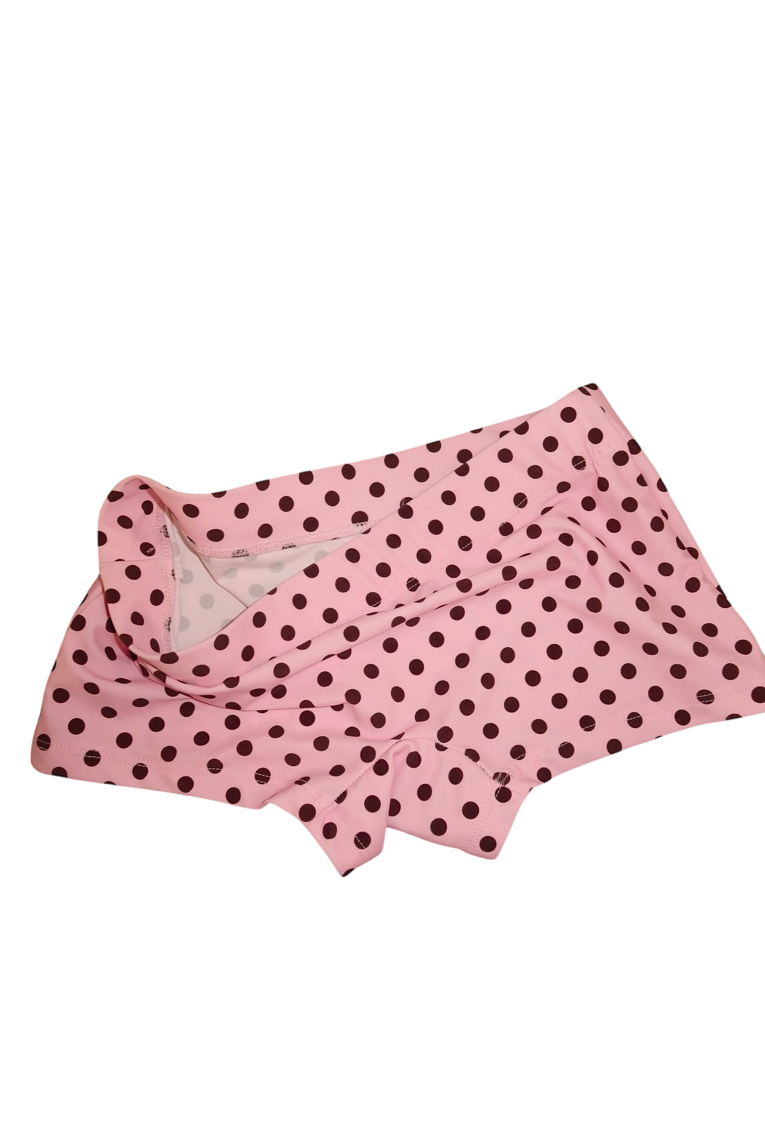 Polka Dot Shorts - Strawberry Choc