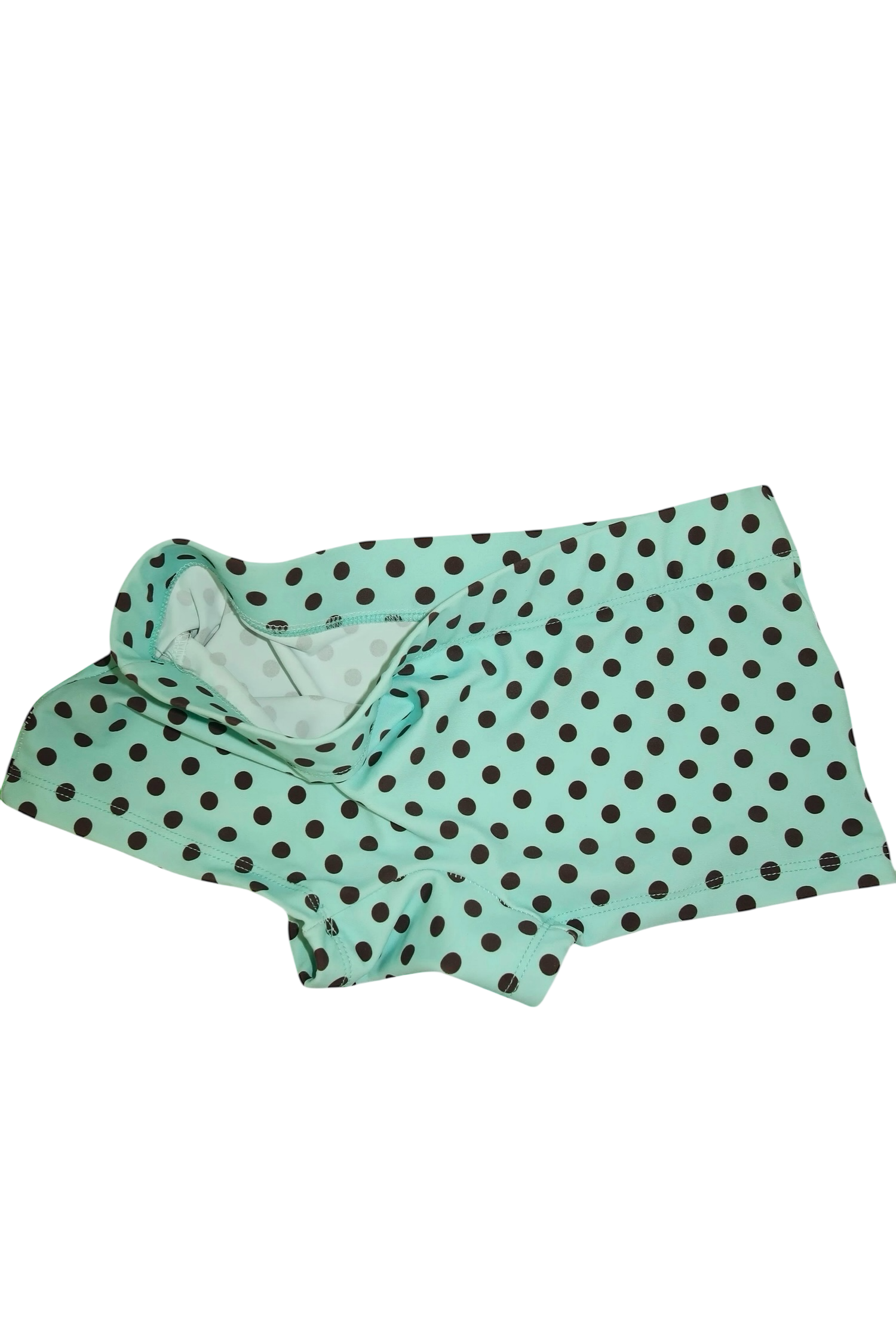 Polka Dot Shorts - Choc Mint