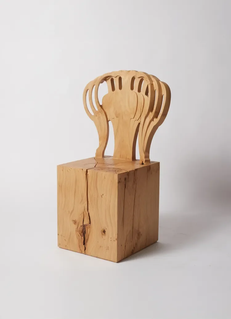 sarahmyerscoughgallery-gareth-neal-hack-chair-iii-blonde-2022.webp