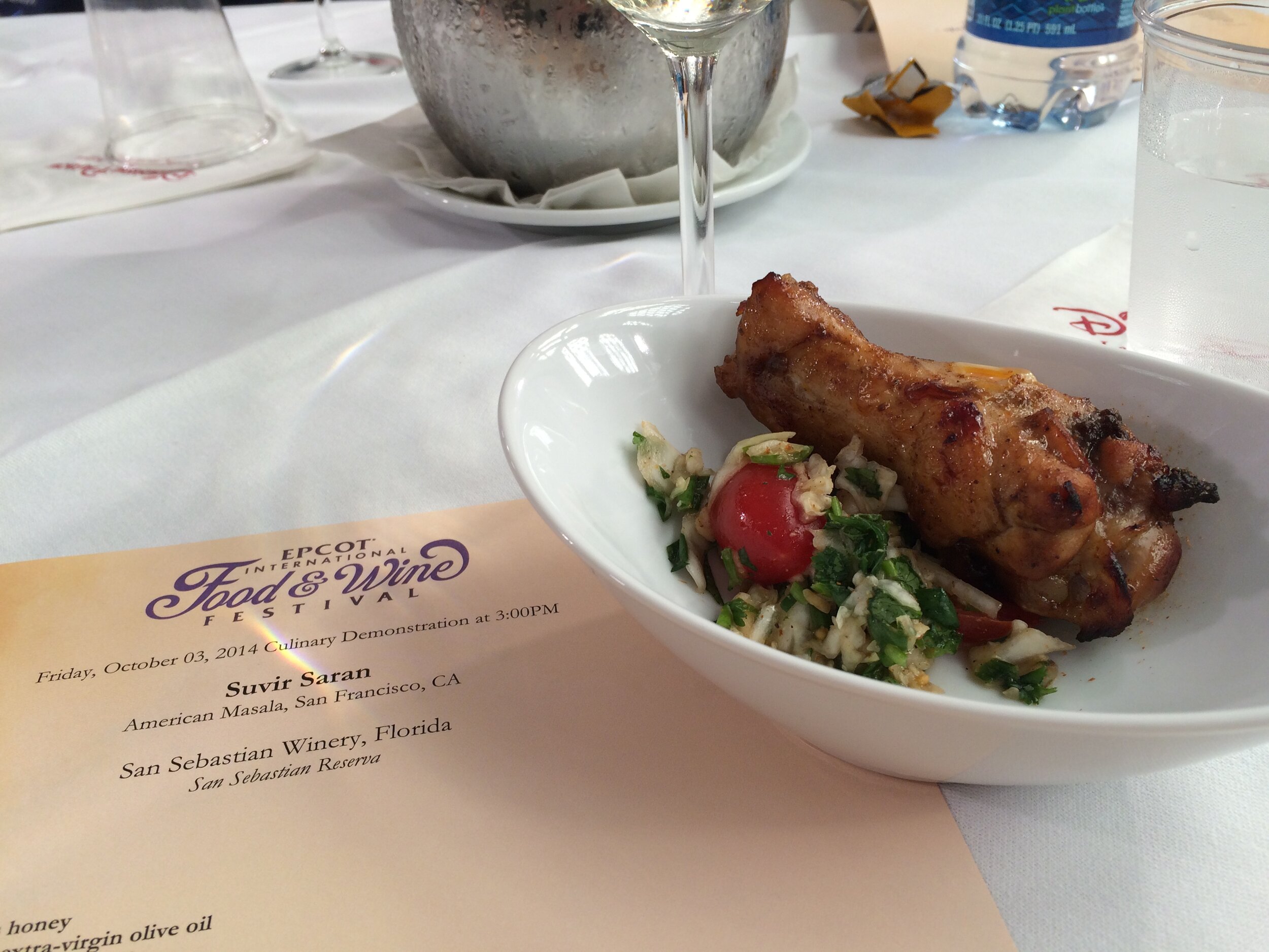 Suvir Saran Culinary Demonstration -- 2014 Food & Wine Festival