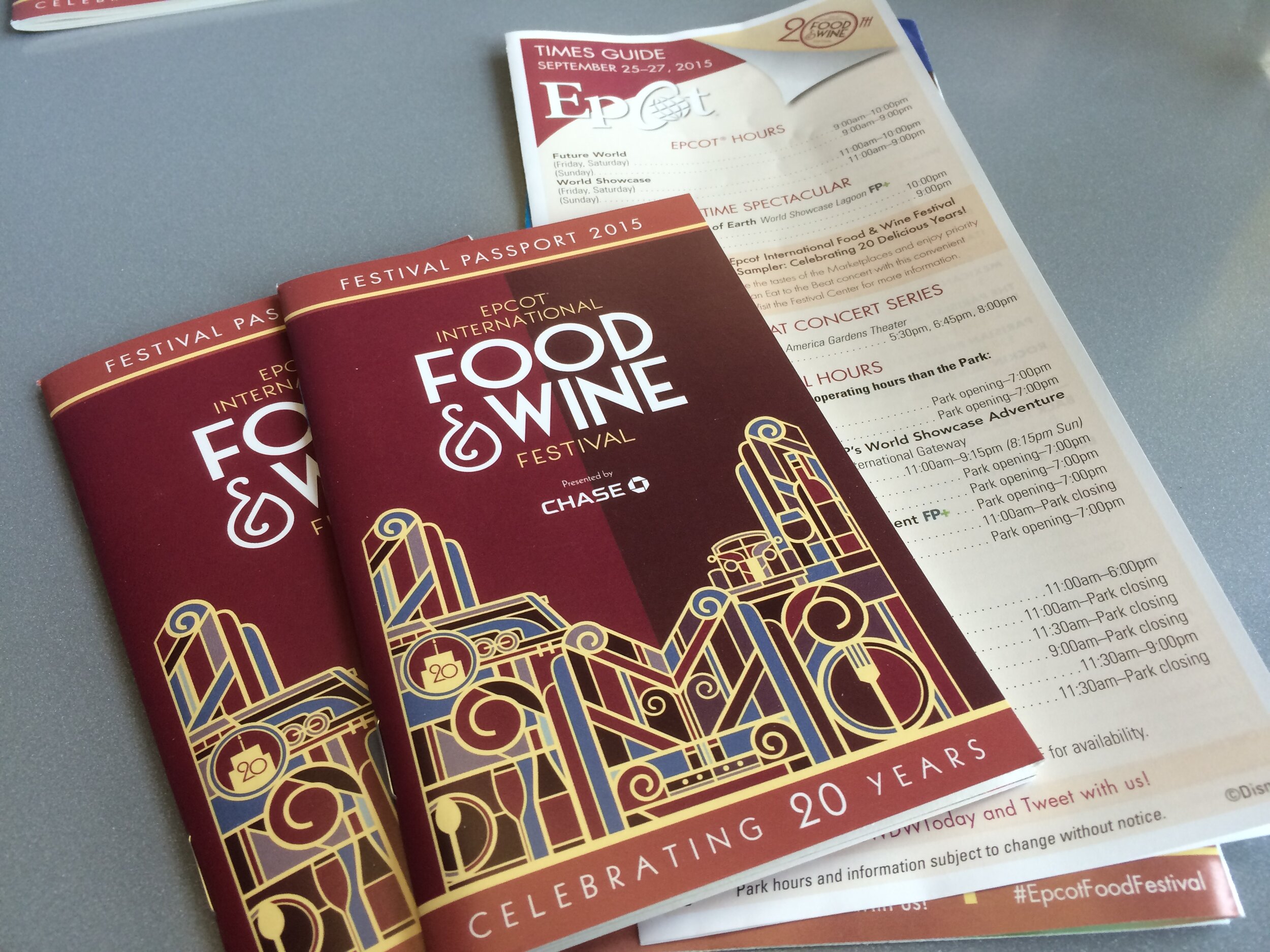 2015 Epcot Food & Wine Festival Gluten Free Menu Offerings