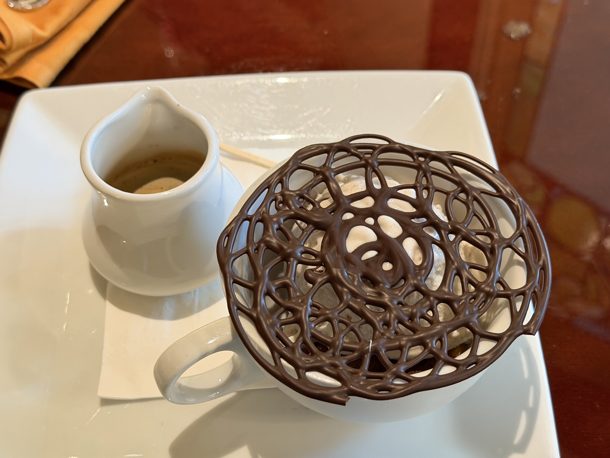 Plant-based Affogato from Tony’s Town Square