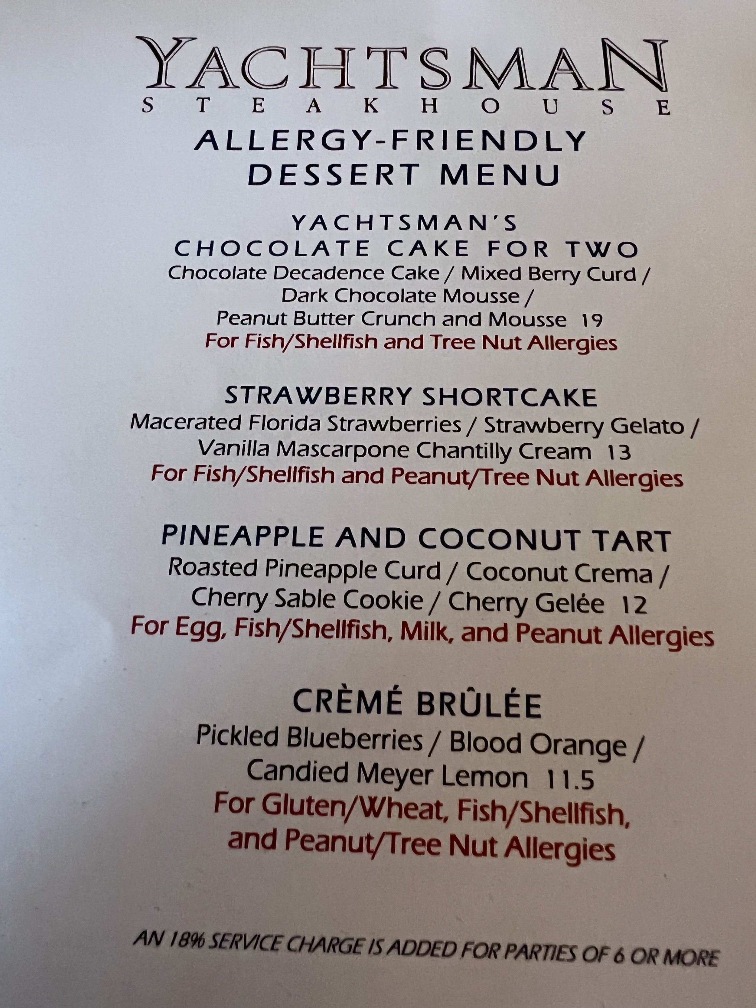 wdw yachtsman steakhouse menu