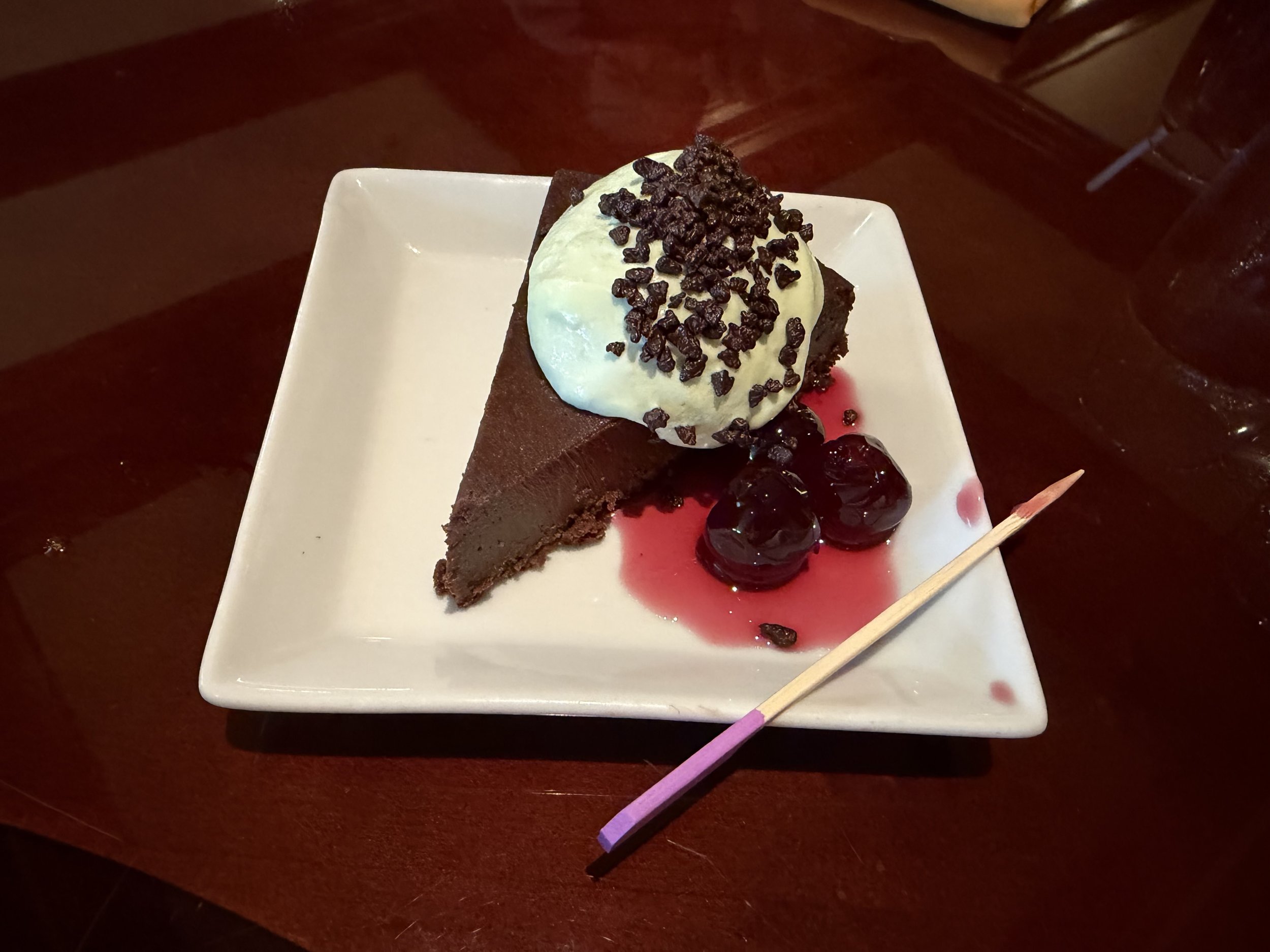 Flourless Chocolate Cake from Tony’s Town Square