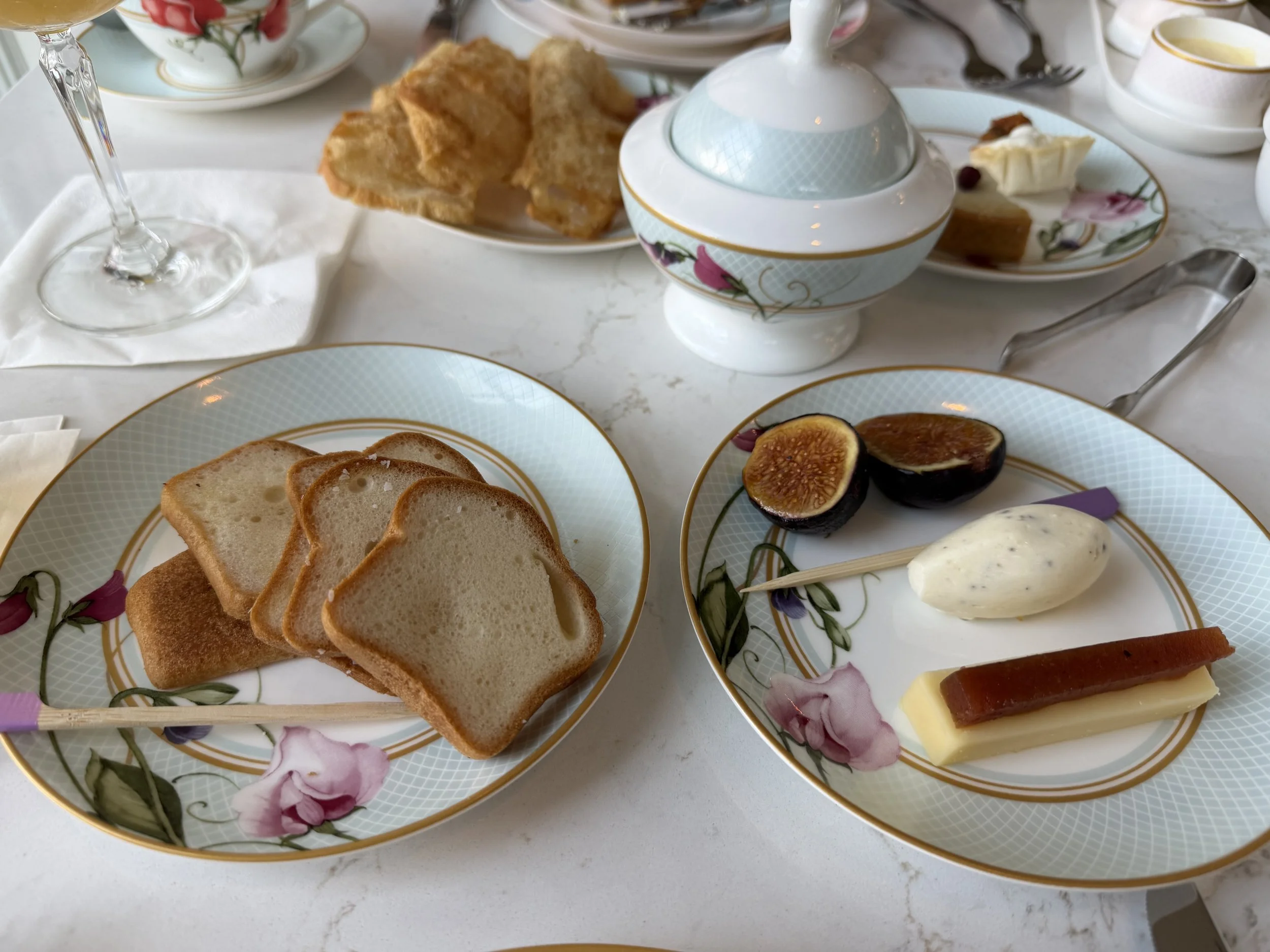 Gluten Free Selection of Cheeses at The Garden View Lounge