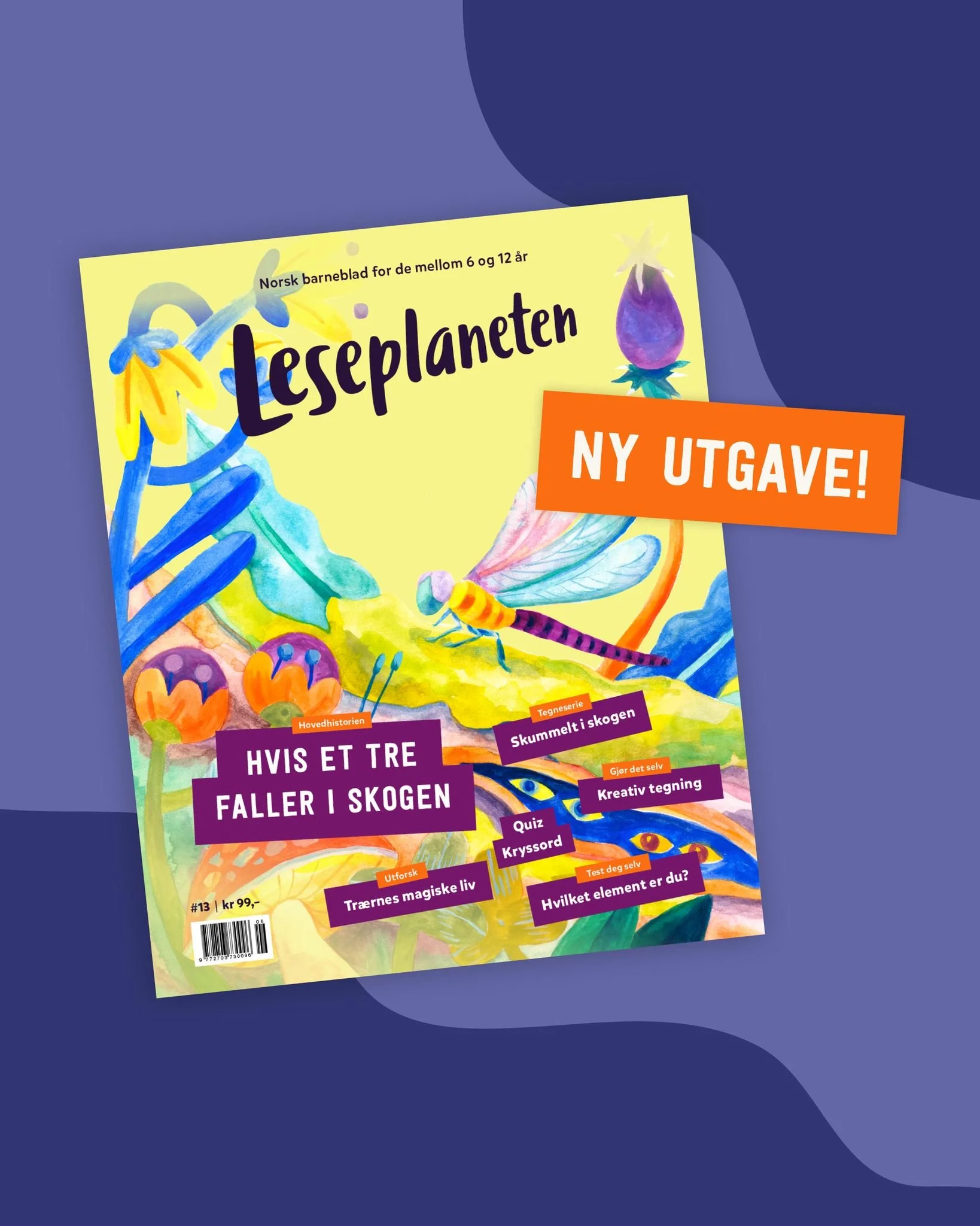 🚀 Leseplaneten 2/2025 🚀 

I dette nummeret kan du lese om tr&aelig;rnes superkrefter, og hva som gj&oslash;r dem s&aring; viktige for alt som lever p&aring; jorden. Tr&aelig;r kan til og med kommunisere med hverandre! Hva om de kunne kommunisert me