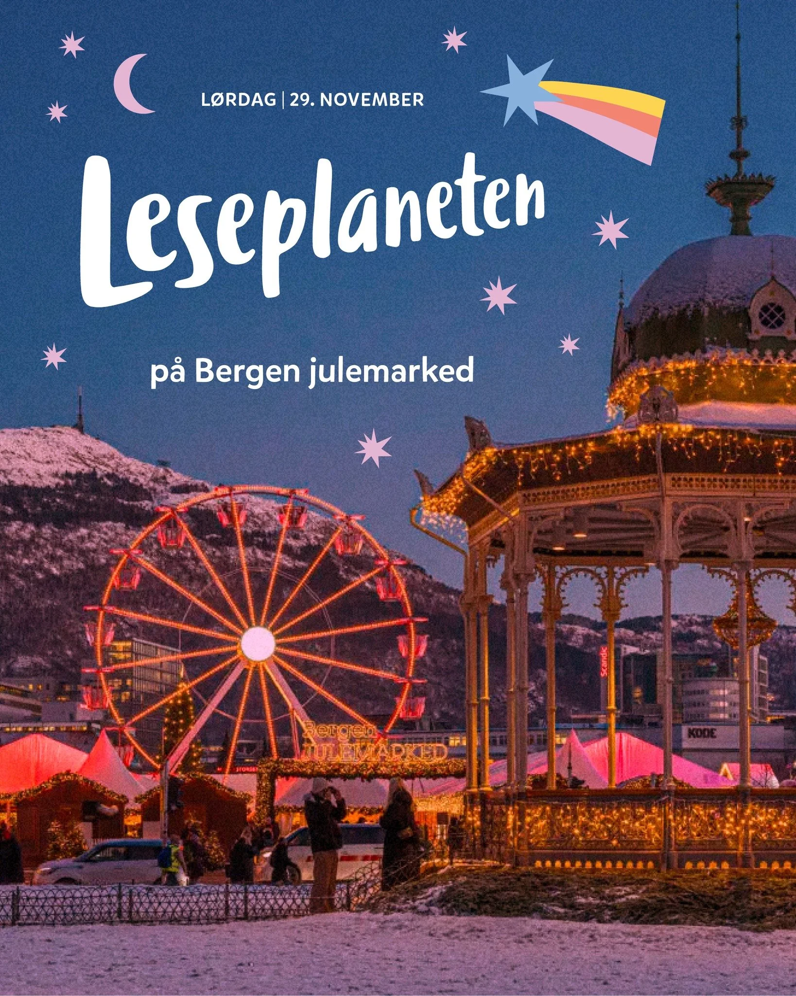 Stikk innom Leseplanetens stand p&aring; Bergen julemarked l&oslash;rdag 29. november. Her kan du sikre deg finfint lesestoff til f&oslash;rjulstiden og romjulen!

 #norskebarneblad #leselyst #kidsmagazine #barneblad #julegavetips #bergenjulemarked20
