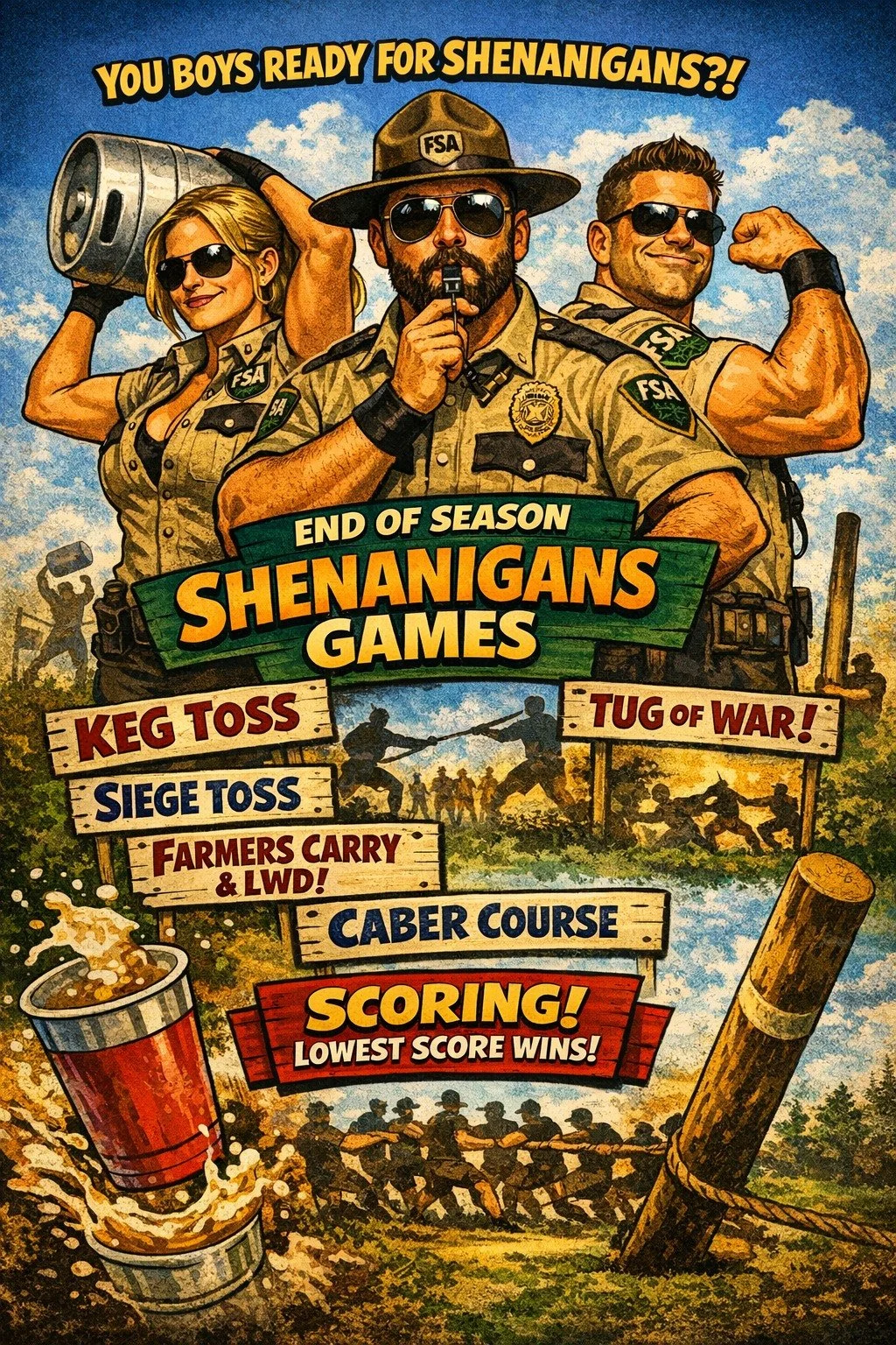 Team Shenanigan Games: Warning: Excessive Shenanigans Expected