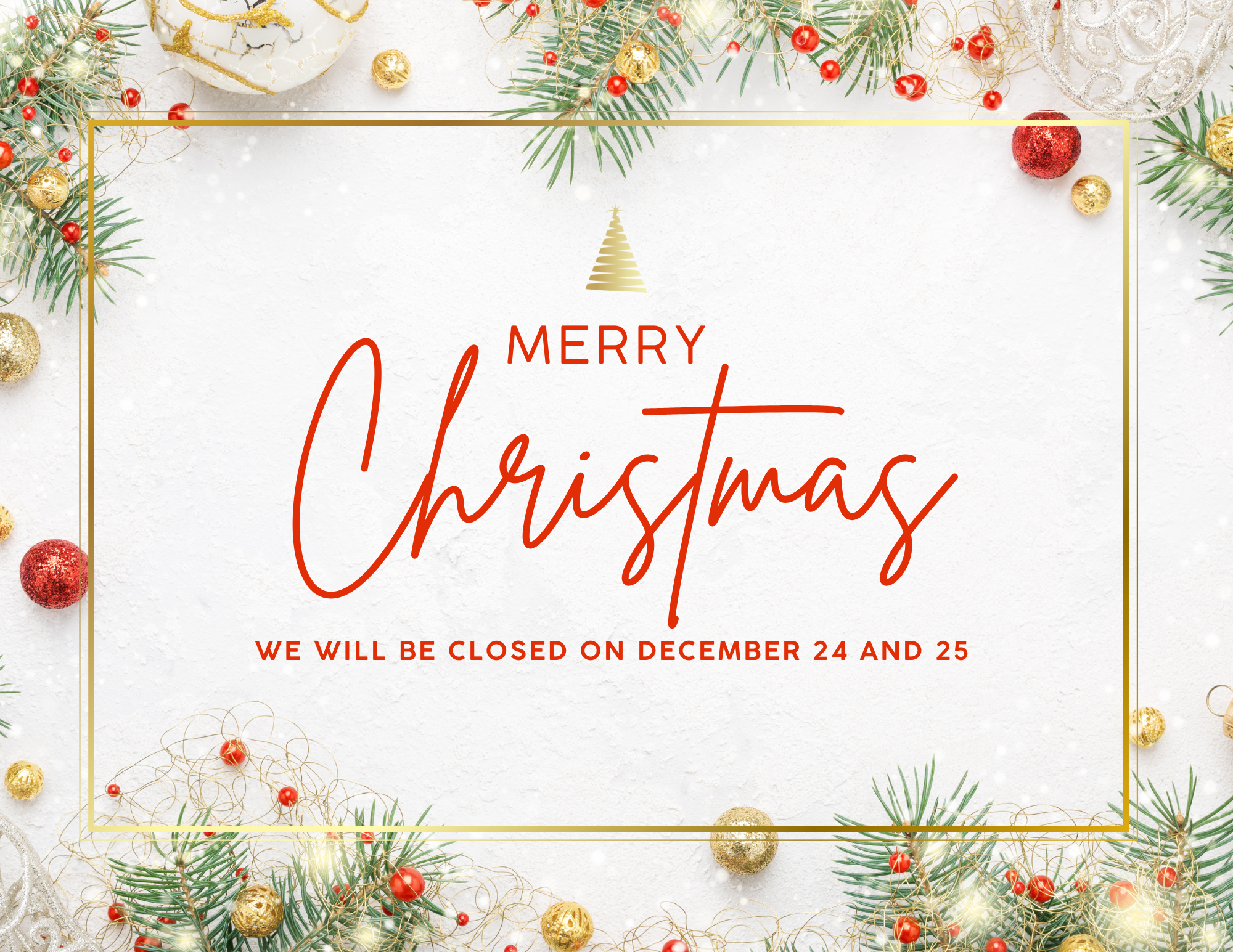 Christmas ornaments and trees