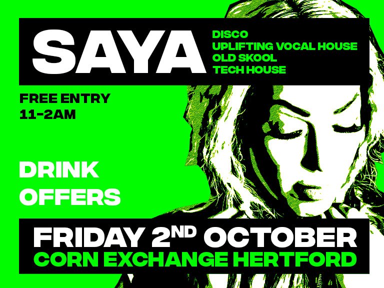 SAYA – House &amp; Disco Club Night