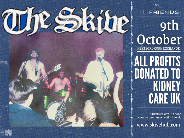 The Skive + Friends - Raising Money For Kidney Care UK