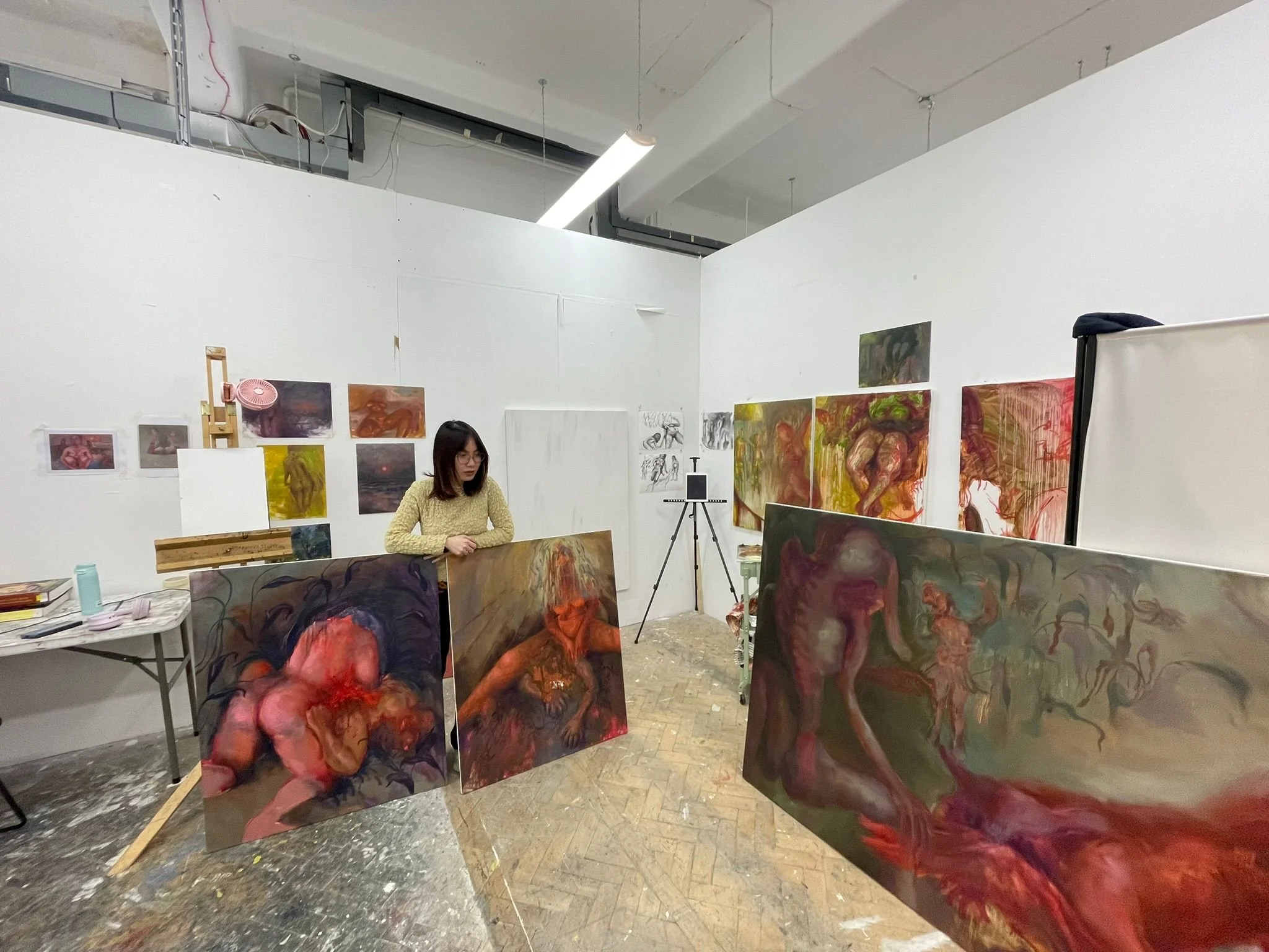 Studio shot at City& Guilds of London Art School