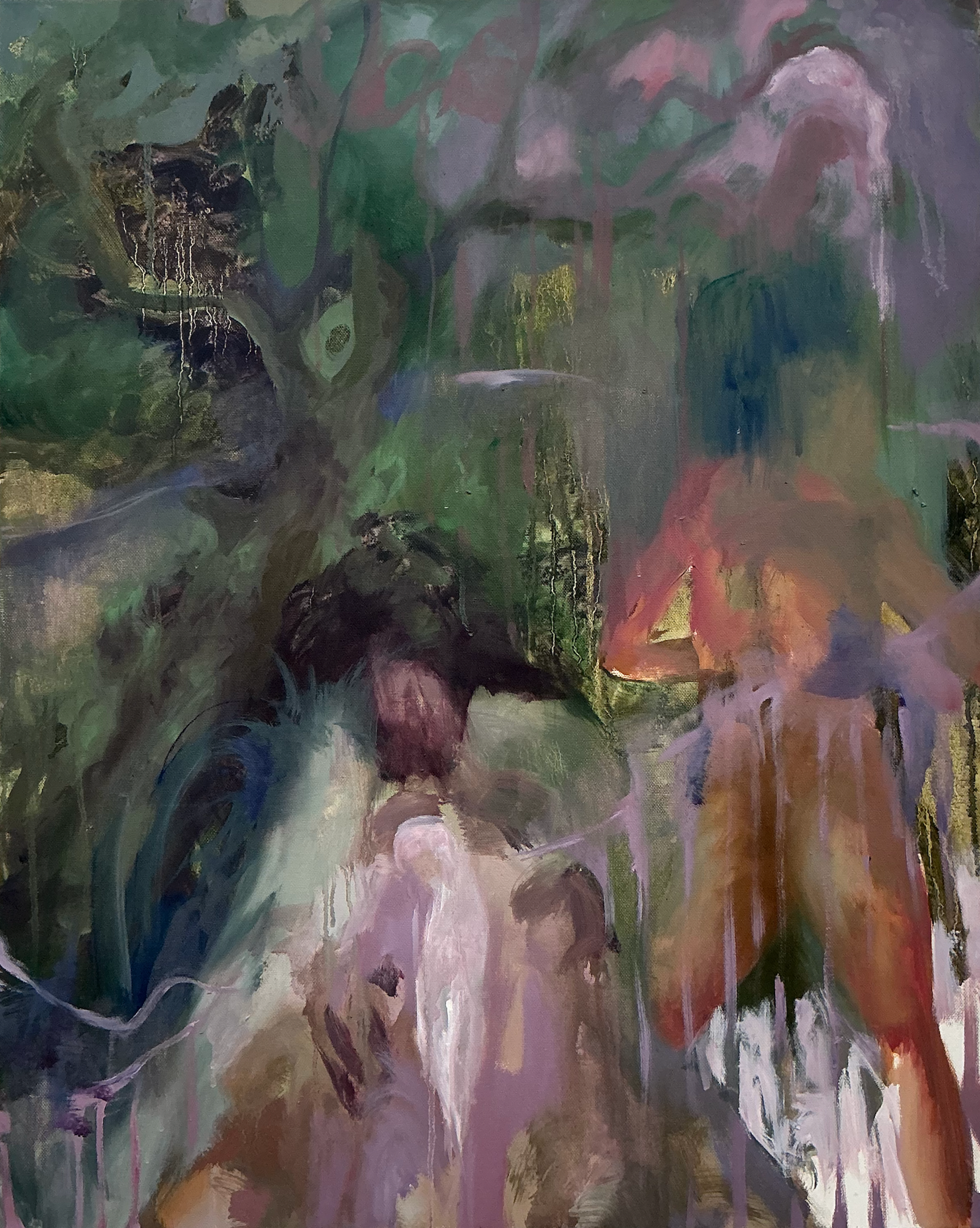 The forest's memory, 2026, oil on canvas, 61 x 76 cm
