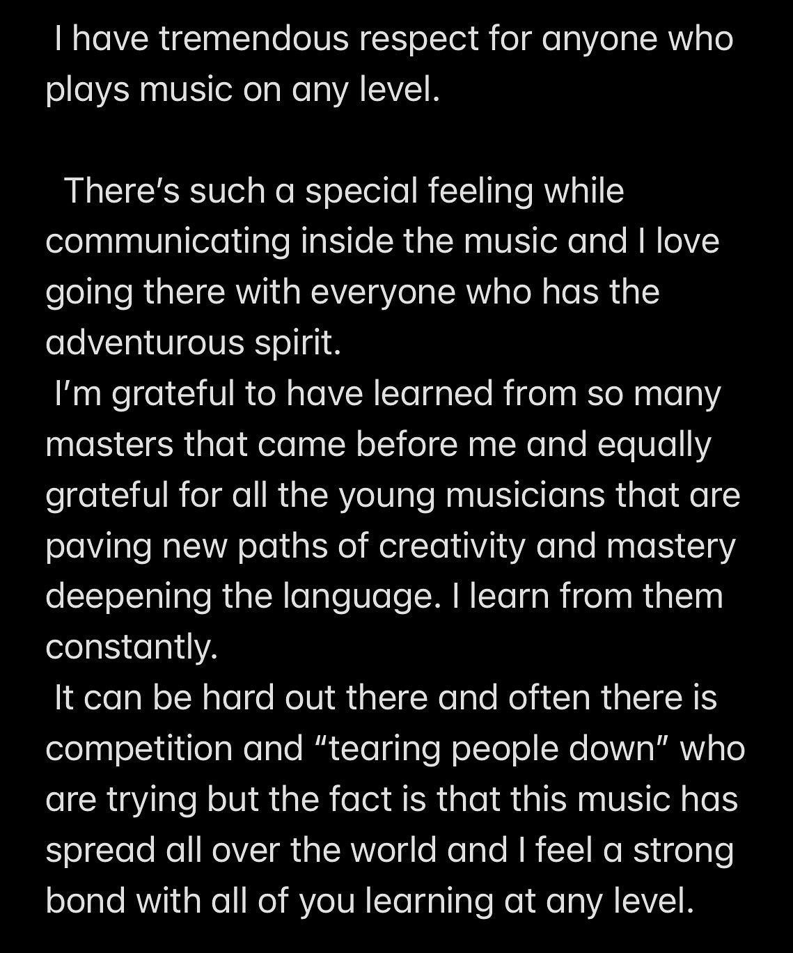 Thank you to all the listeners and supporters out there who made my dream a reality. Happy Hollidays!