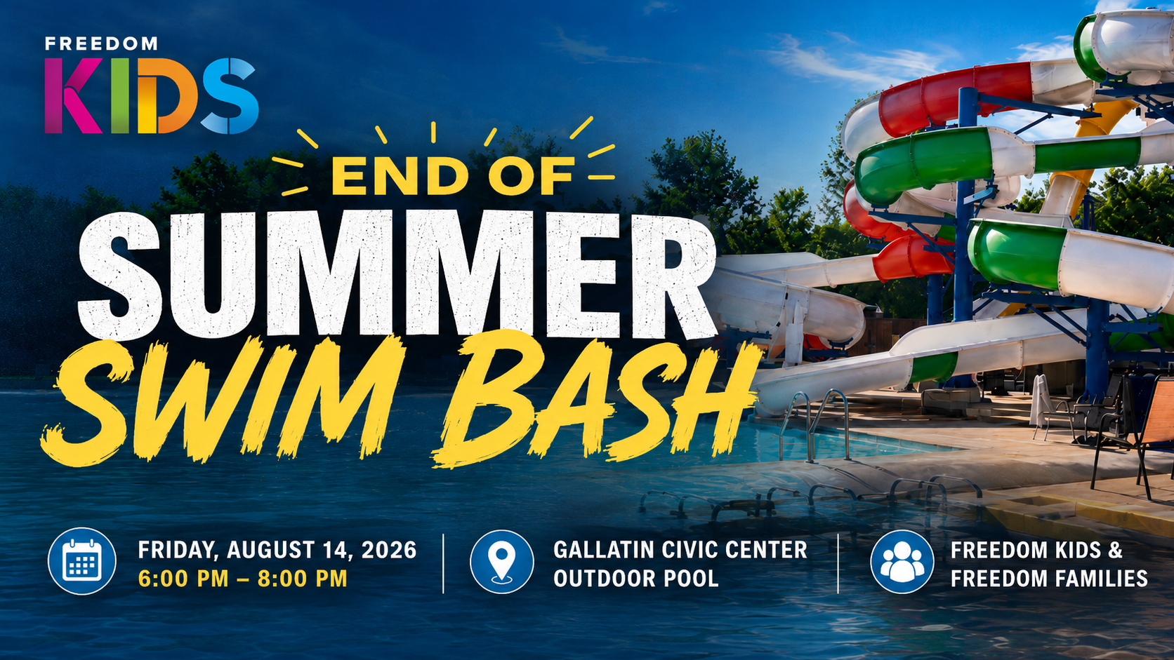 Freedom Kids End of Summer Swim Bash
