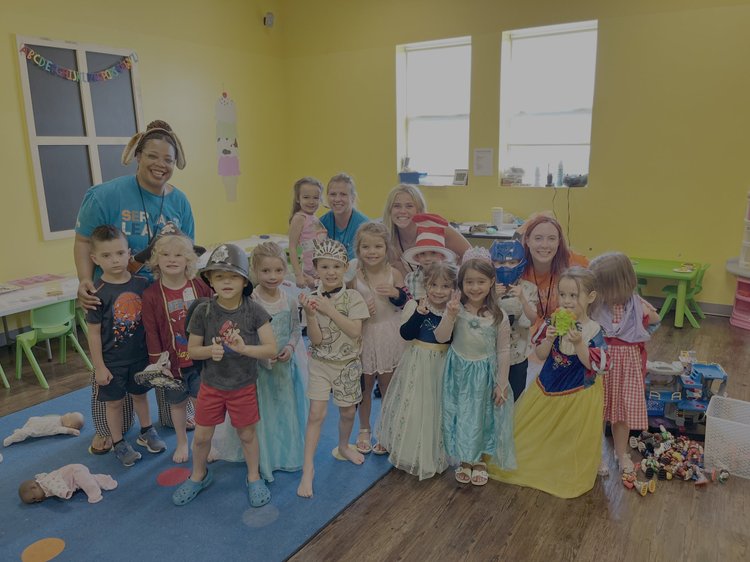 Kids smiling in a Freedom Kids room