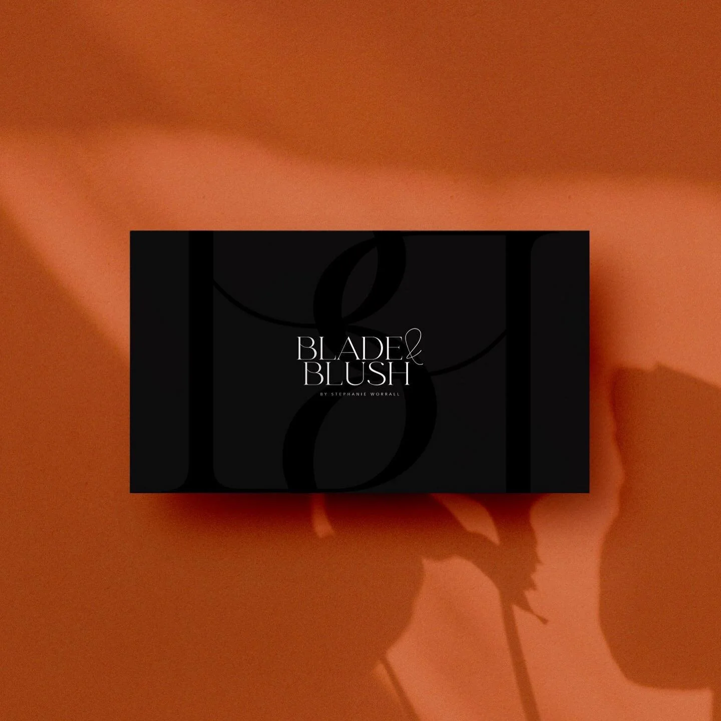Introducing Blade &amp; Blush for @stephanieworrall_mua 🖤

This has got to be one of my faveee branding projects I have worked on so far, everything just looks so sleek which is exactly what Stephanie asked for 😍 I absolutely adore this brand patte