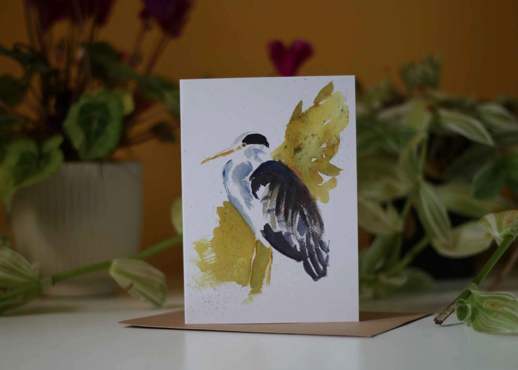 Heron Notecard