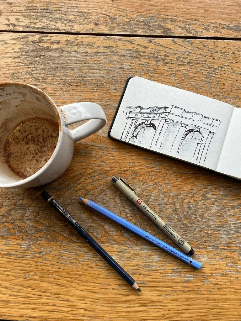 How to get over the fear of drawing or painting in front of others