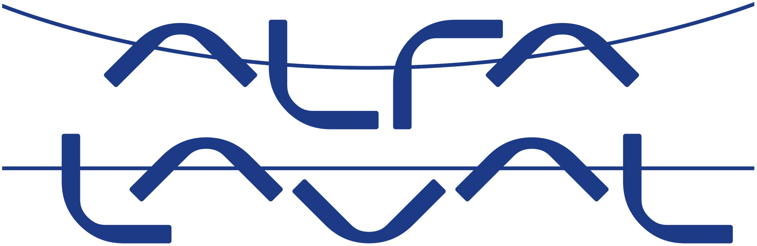 Stylized blue text reading 'ALFA LAVAL' with lines crossing through the letters on a white background.